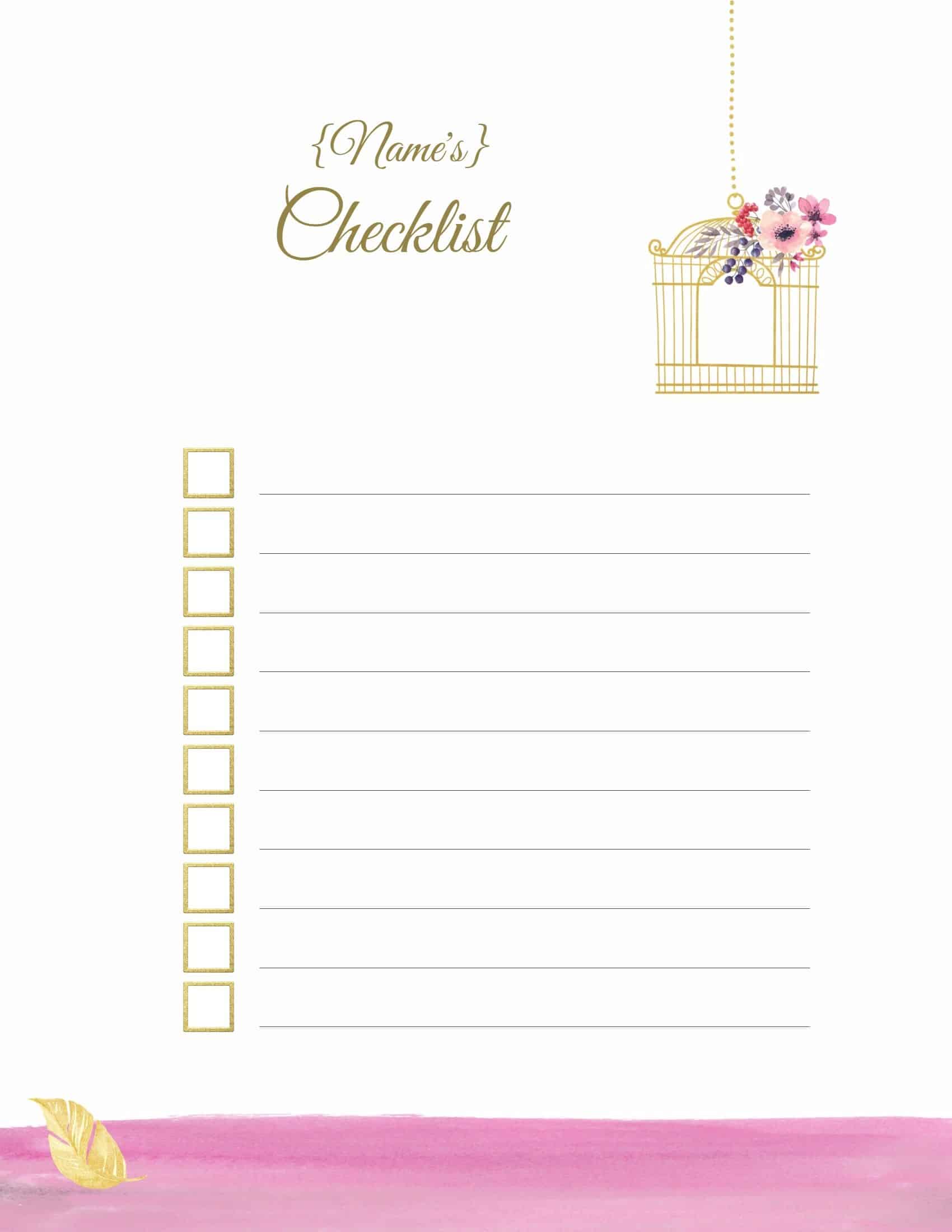 checklist 4 2