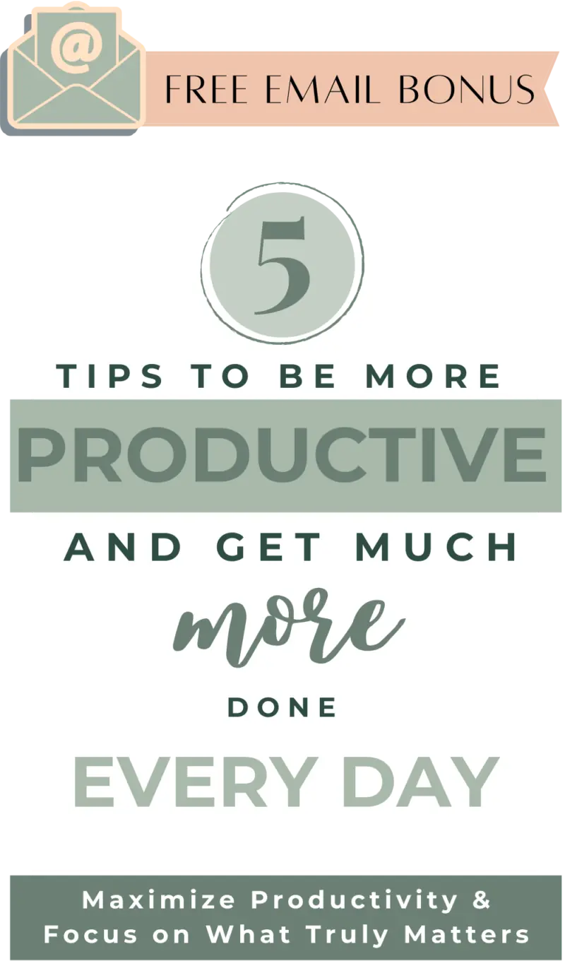 5 tips to be more productive