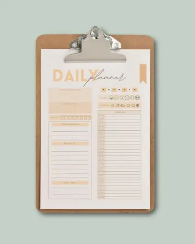 Picture of a daily planner