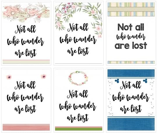 not all who wander are lost quote