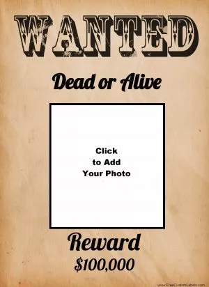 Wanted poster generator