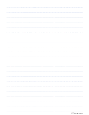 Dotted Lined Paper