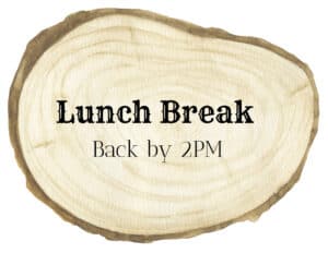 lunch break - back by 2pm