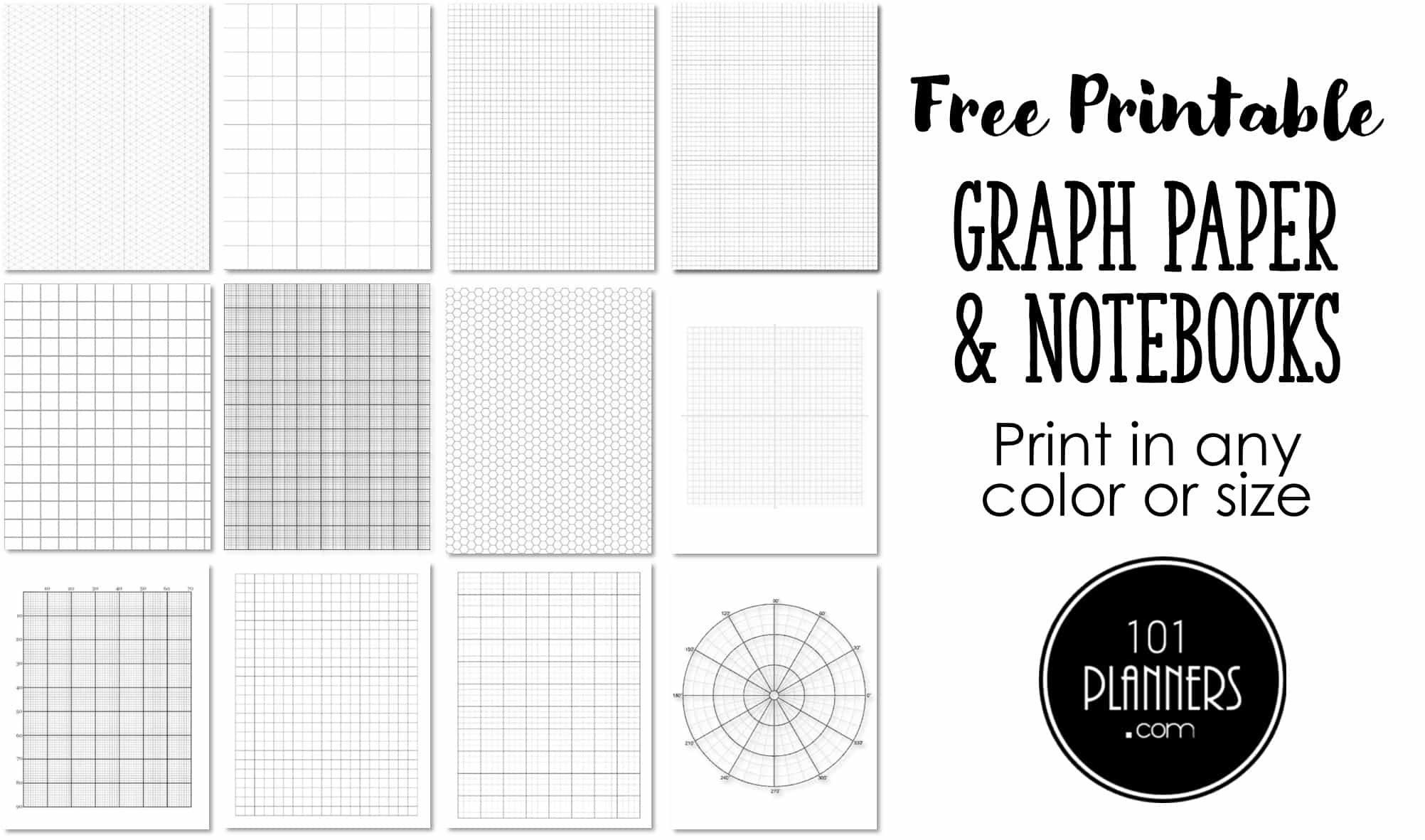FREE Printable Graph Paper in Any Color | Word, PDF, jpg or png