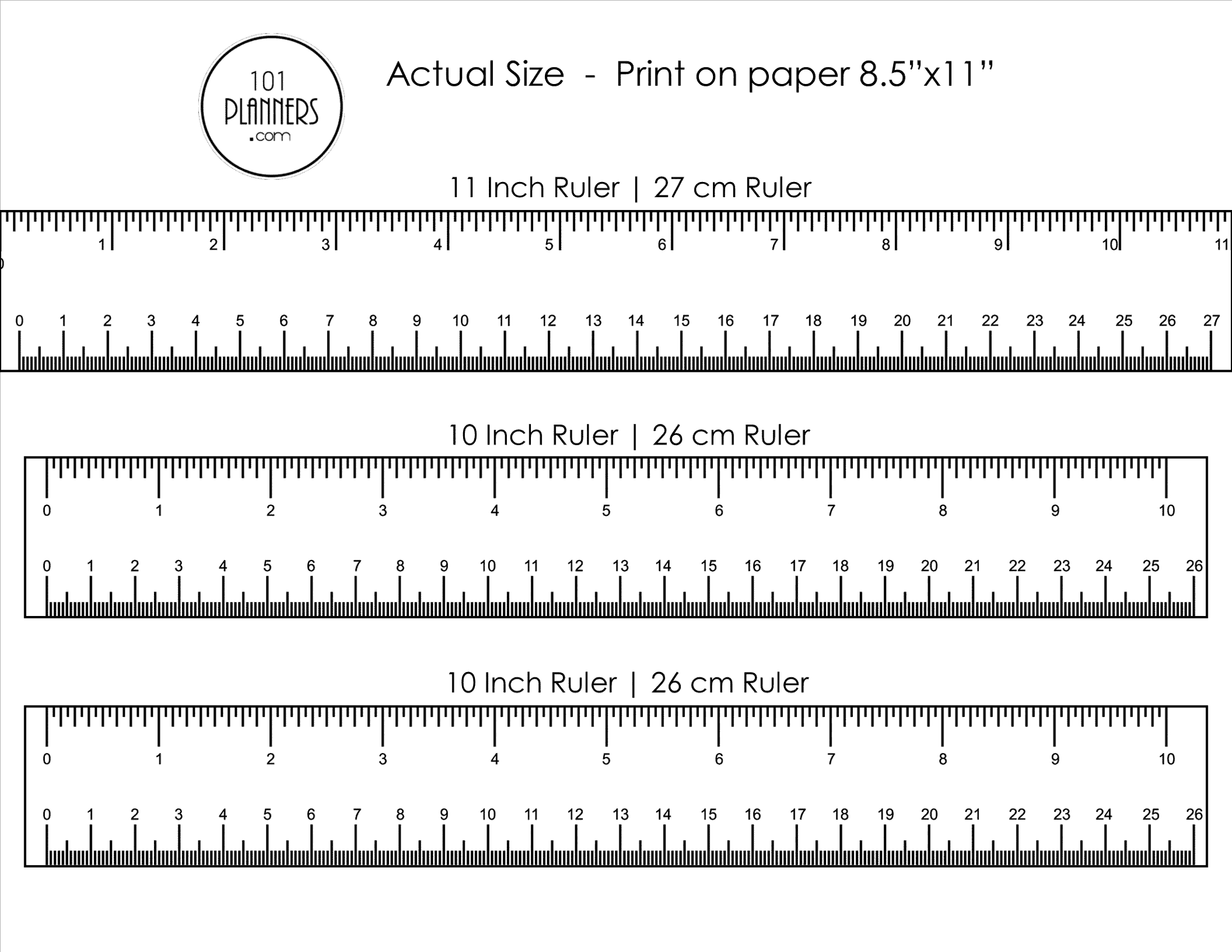 Printable Ruler | Online Ruler