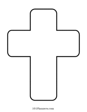 Template for a Cross