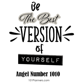 1010 angel number - be the best version of yourself