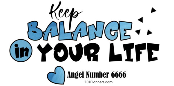 6666 angel number - balance