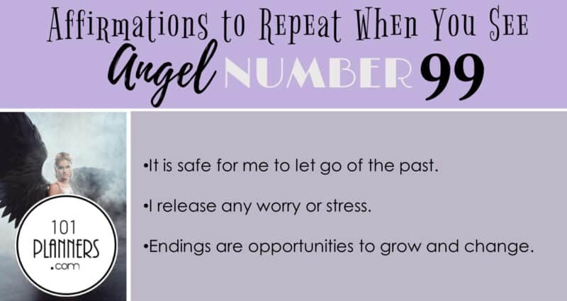 angel number 99- affirmations