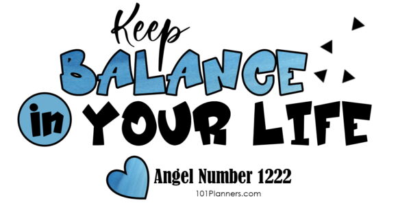 1222 angel number - balance