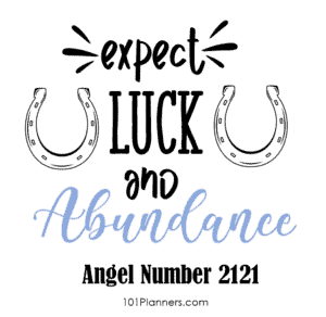 2121 angel number - luck