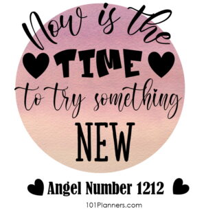 Angel number 1212 - new beginnings