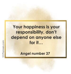 37 angel number - dont rely on others
