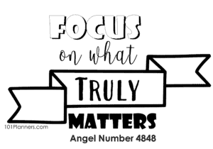 4848 angel number - focus