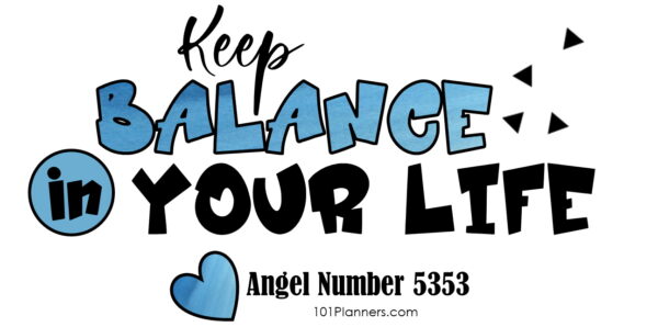 5353 angel number - balance