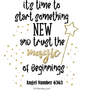 6363 angel number - new beginnings