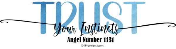 1131 angel number - trust your instincts