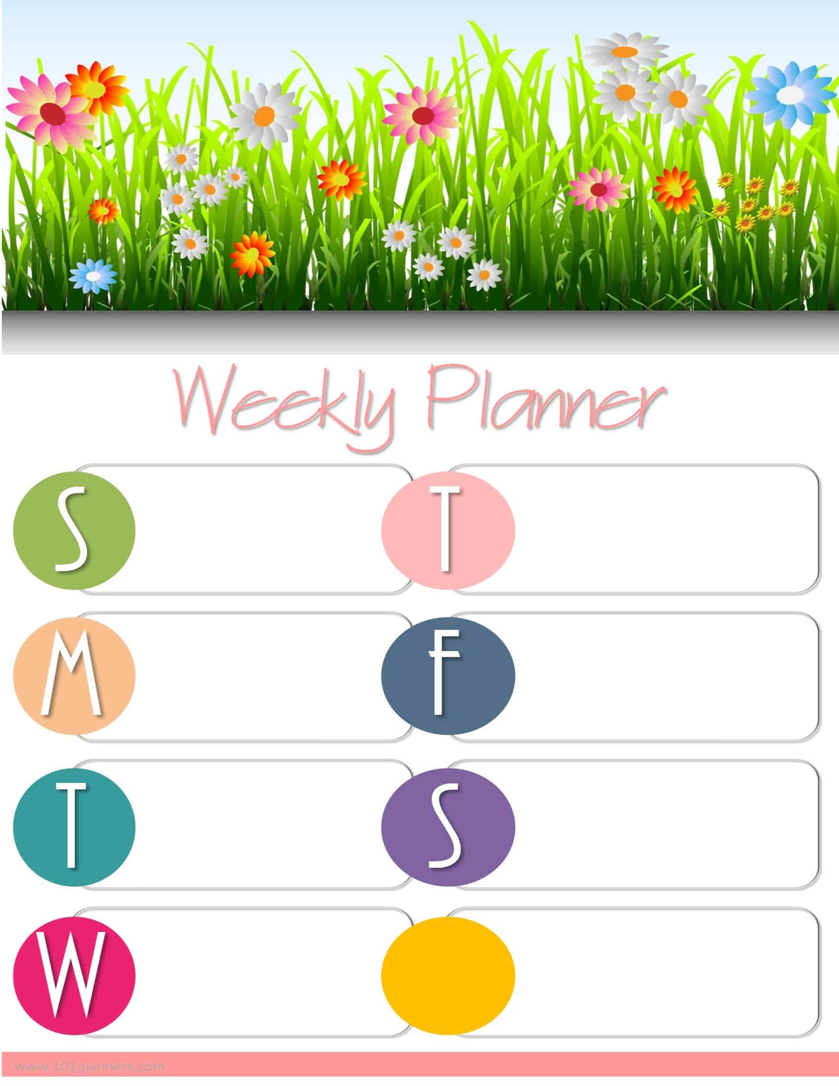 Weekly Planner Weekly Planner