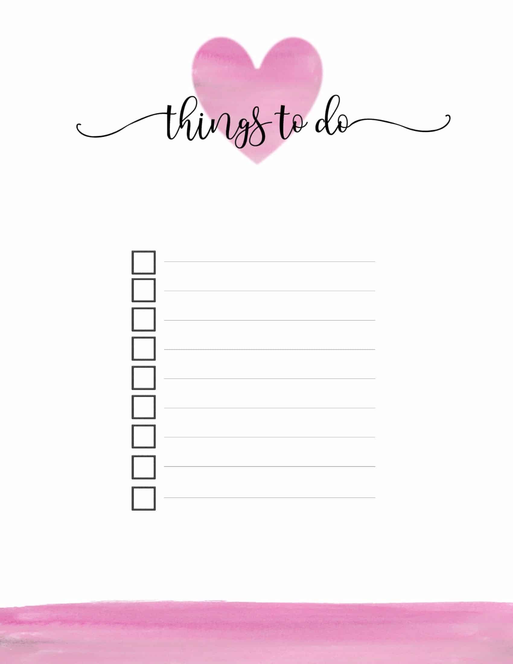 FREE Printable To Do List | Print or Use Online | Access from Anywhere