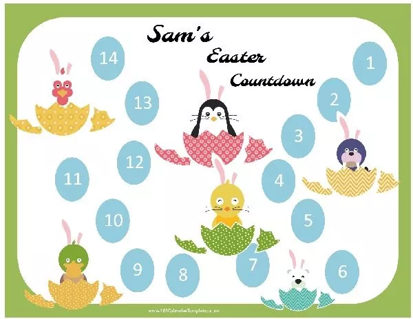 Easter countdown