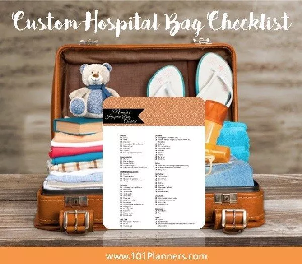 Free hospital bag checklist printable