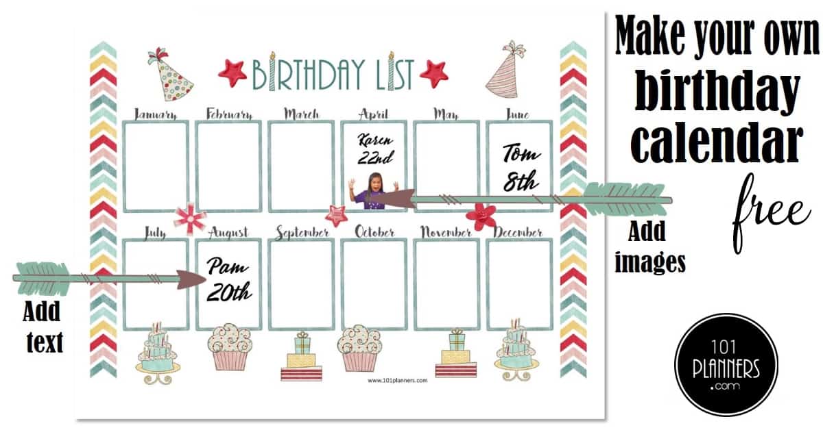 office-birthday-calendar-template