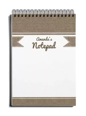 DIY personalized notebook