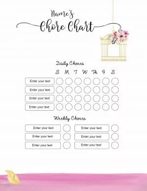 Chores chart