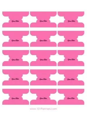 pink binder dividers