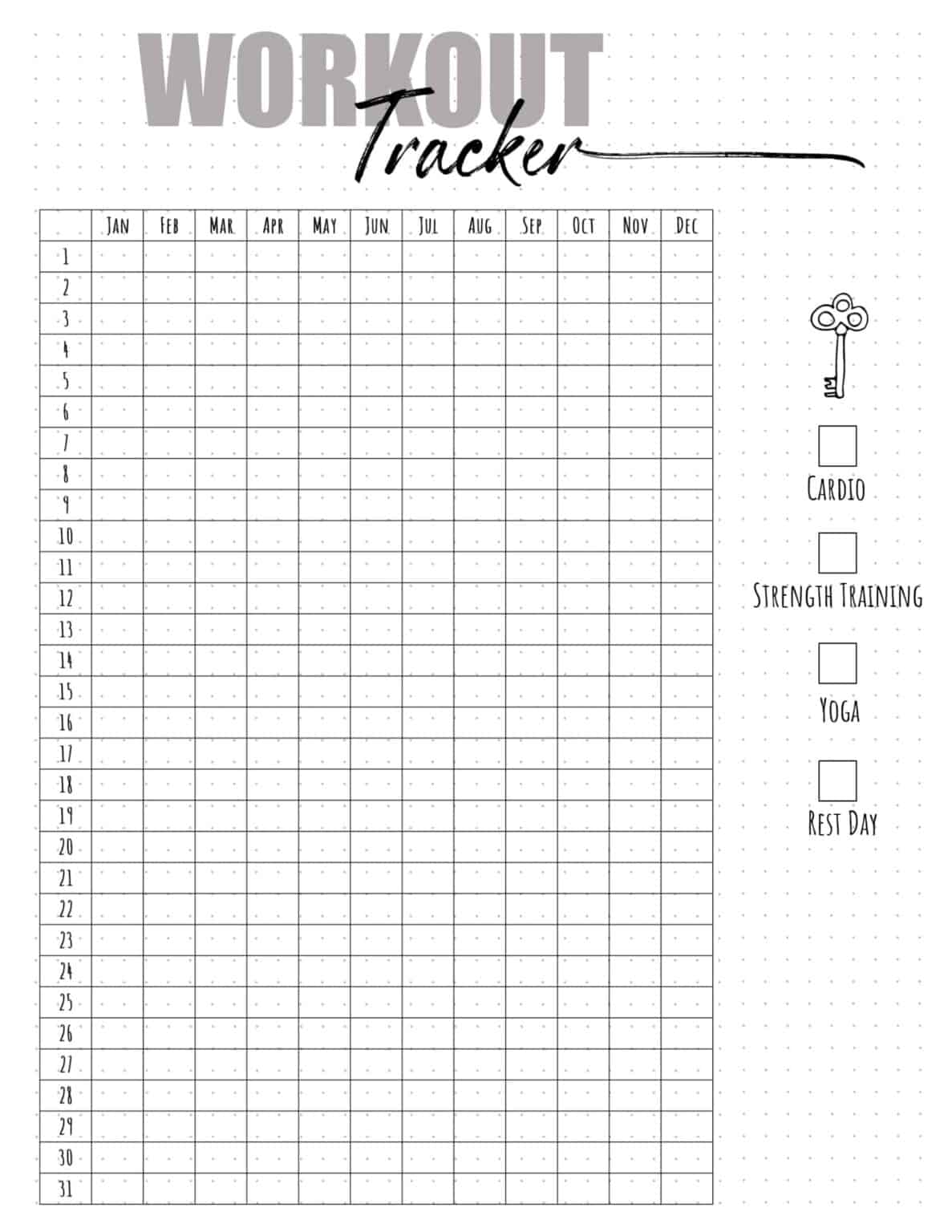 Free Fitness Planner Printable Book Customize Online & Print