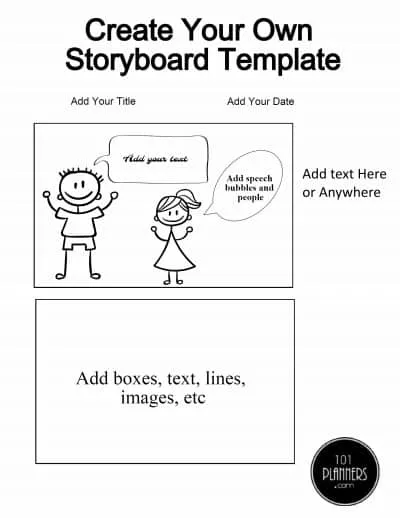 story board template