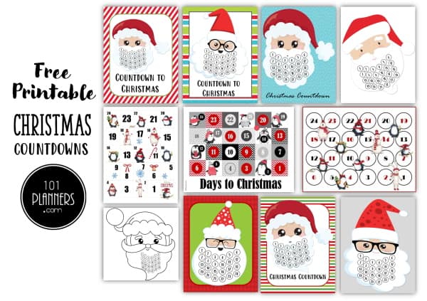 Free printable Christmas countdown and Advent calendar free-printable-christmas-countdown-and-advent-calendar