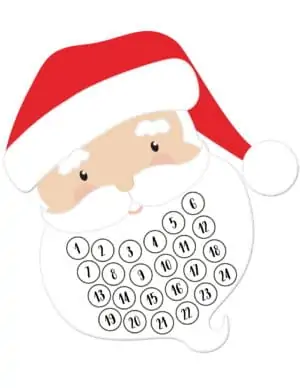 Santa Countdown calendar
