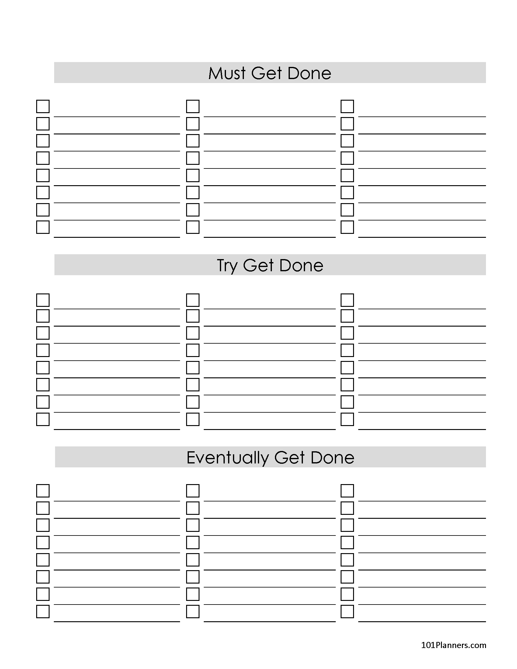 FREE Checklist Template Word With Blank Checklist Template Word