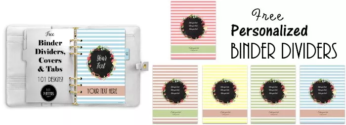 free-printable-binder-dividers-that-can-be-customized for Free Printable Dividers For Binders FREE Printable Binder Dividers that can be Customized for Free Printable Dividers For Binders