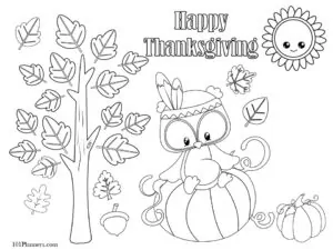 Printable Thanksgiving Placemats