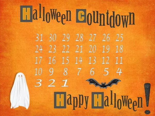 Halloween calendar