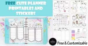 cute planners and stickers