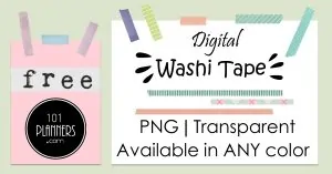 Washi tape PNG