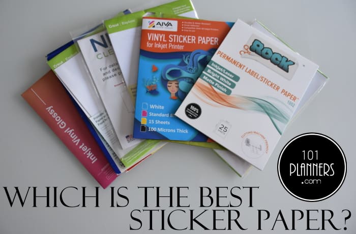 Which Is The Best Sticker Paper Differences With Reviews - Vinyl Sticker Printing Diy