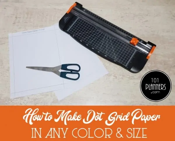 How to make dot grid paper