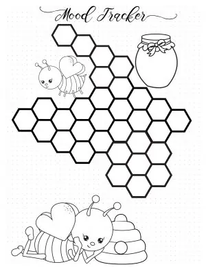 Bee themem printable