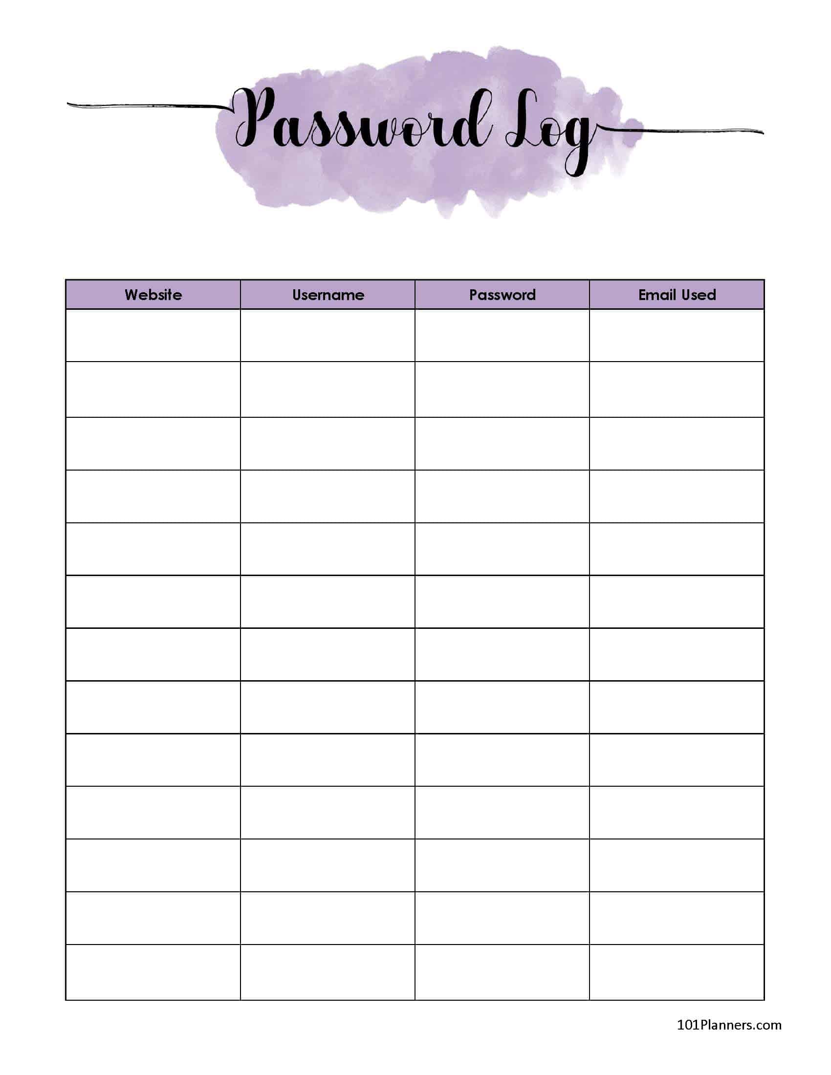 top-5-password-organizer-templates-free-to-download-in-pdf-format