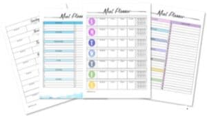 Free Weekly Meal Planner Template Word from www.101planners.com