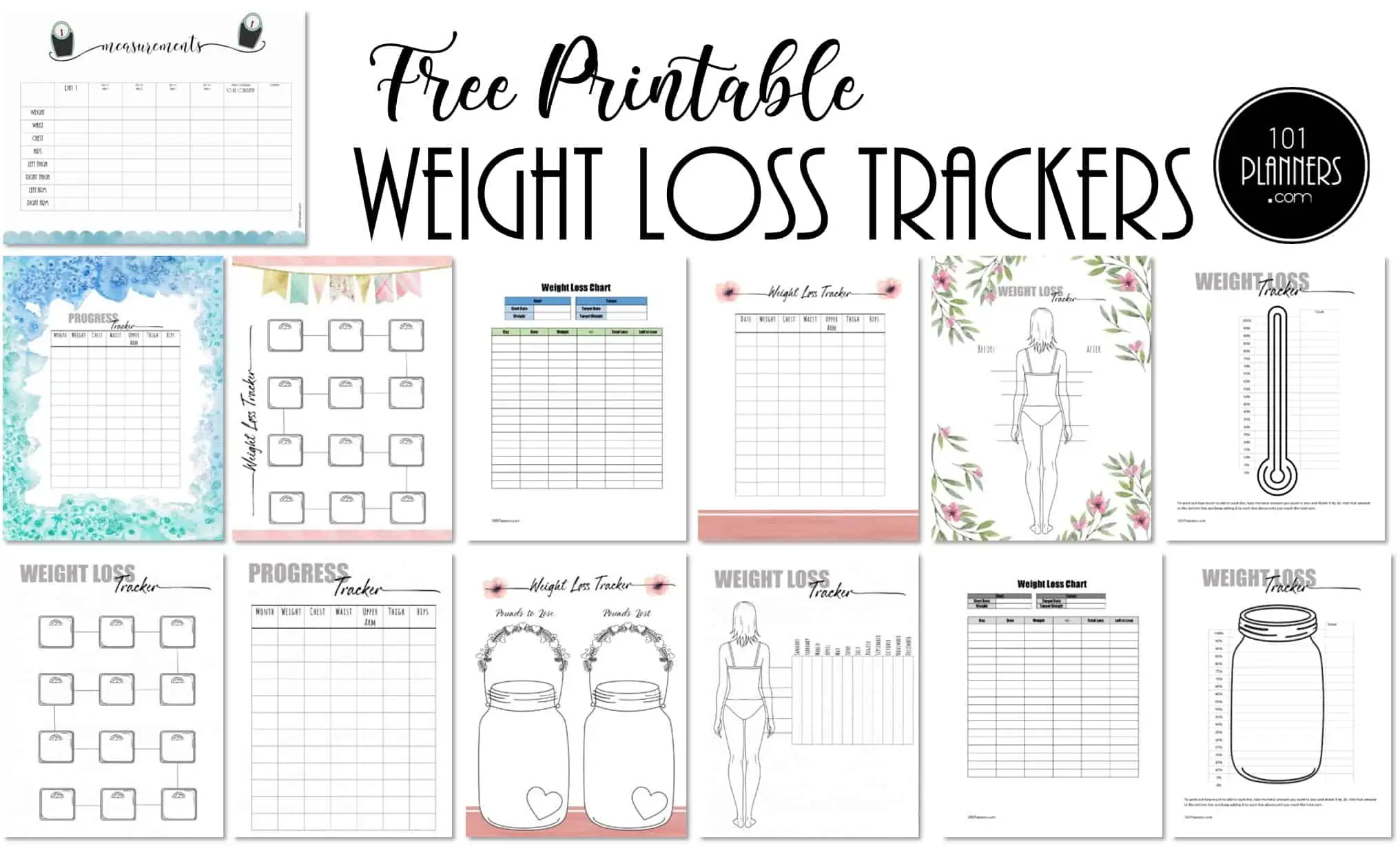 FREE Weight Loss Tracker Printable
