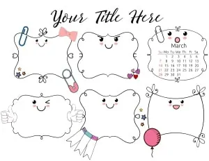 Cute Calendars
