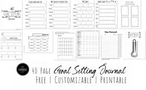 Free Printable Goals Journal