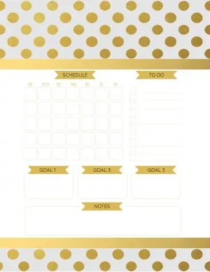 Monthly only planner