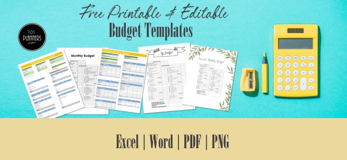 Monthly Budget Planner Printable | Simple Budget Worksheet| Personal Budget  Template | Instant Download