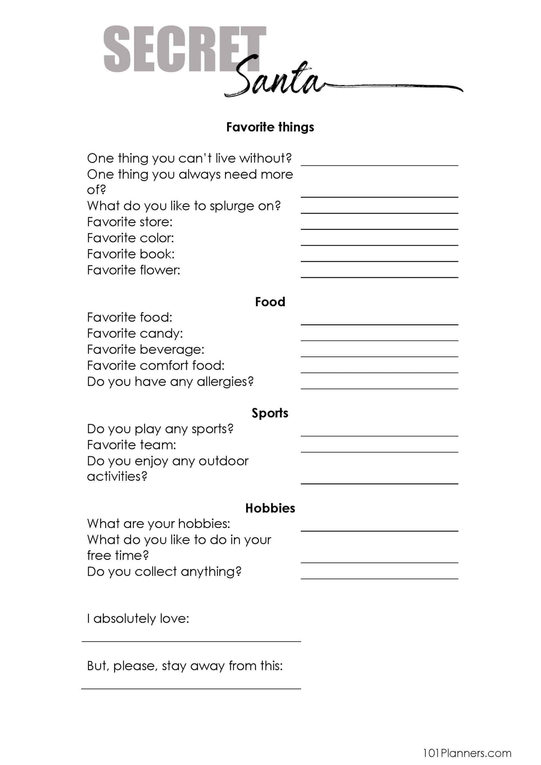 Free editable Secret Santa form template free-editable-secret-santa-form-template